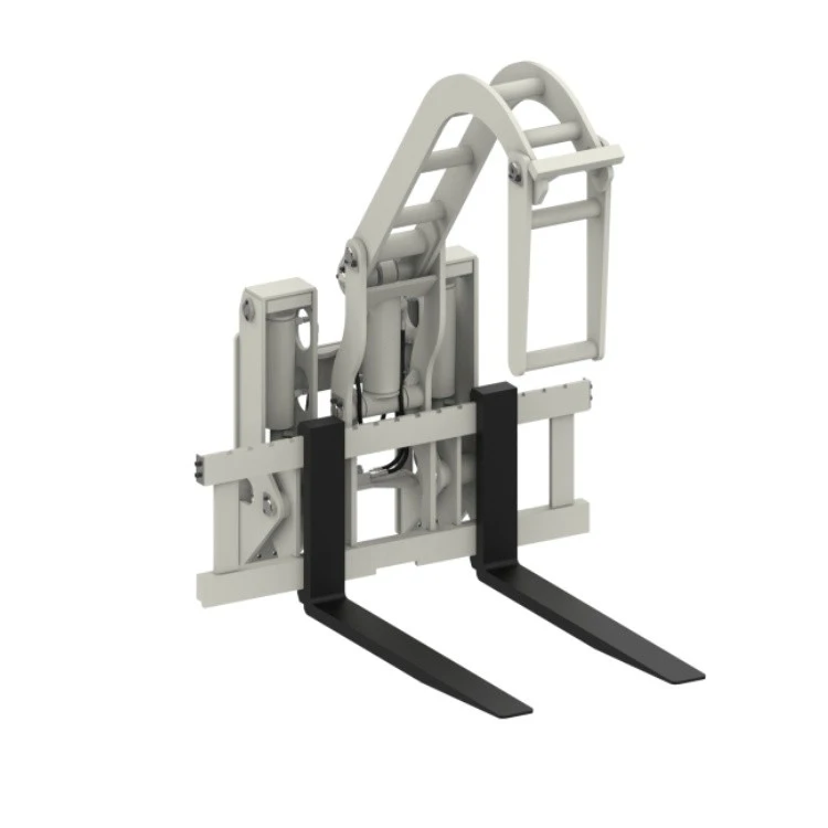 Wontonne-Forklift-Attachments-Hinged-steel-pipe-handler